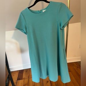 Lisa Perry turquoise swing dress (4)